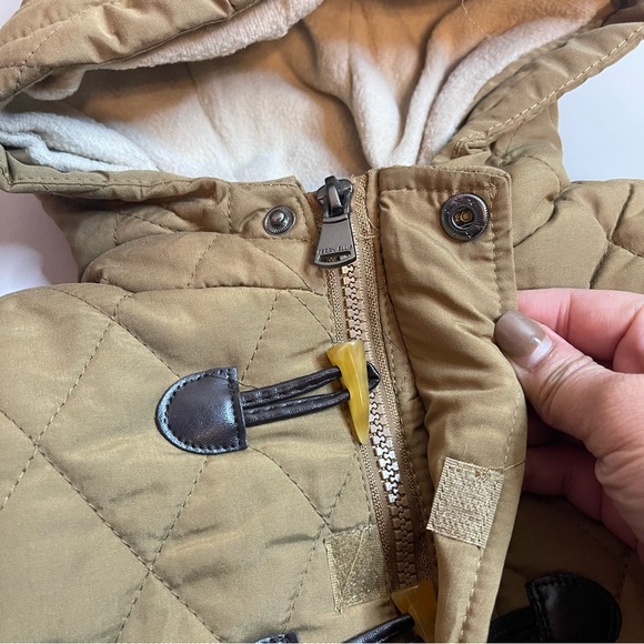 Perry Ellis Suede Color Fleece Line Quilted Jacket - Picture 4 of 7